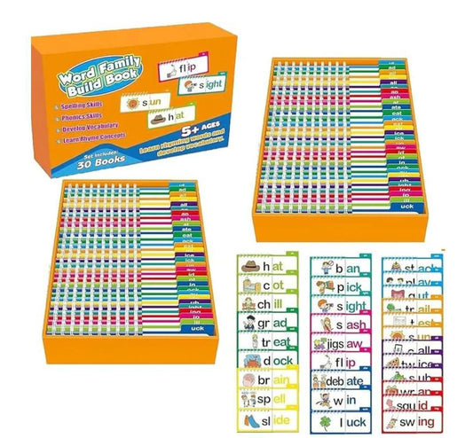 Words & Images Reading Flip Book Early Educational Interactive