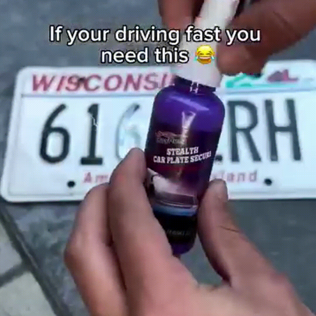Stealth Car Plate Secure